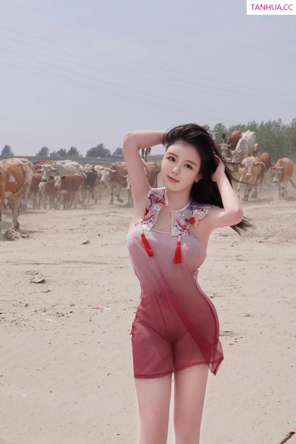   [XiuRen]高清写真图 2024.06.28 No.8777 小薯条nienie 放牛娃主题第54张图片